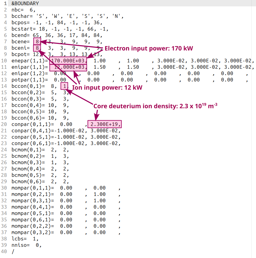 Example b2.boundary.parameters